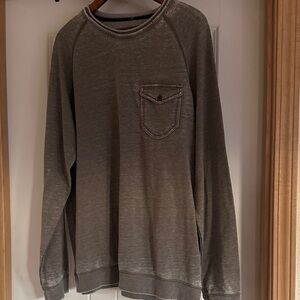 Men's Long Sleeve Pocket Tee - Olive